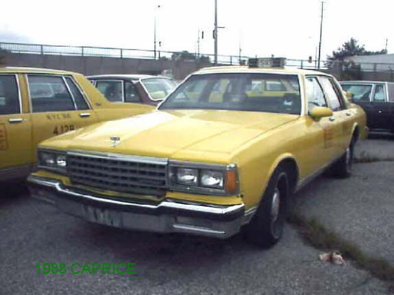 1988 CAPRICE CAB