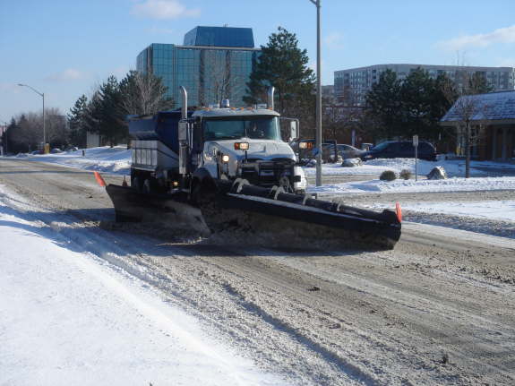 Snow plow truck 1